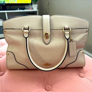 Coach Mercer Satchel - Chalk